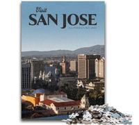 Puzzles 1000 pièces pour Adolescents Visitez San José 1000 pièces pour Adolescents, Jouets éducatifs et éducatifs, Jeux familiaux, Anniversaires et Cadeaux Uniques (50x75cm)