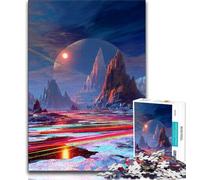 Puzzles 1000 pièces pour Adolescents, Voie lactée, Univers, Galaxie, Puzzles pour Adolescents, idéal comme Cadeau pour Toute la Famille à partir de 14 Ans (Taille 75x50cm)