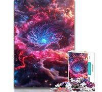 Puzzles 1000 pièces pour Adolescents, Voie lactée, Univers, Paysage, Aide Le Cerveau à exercer, Jouets addictifs pour cultiver la Patience, décoration Parfaite (75x50cm)