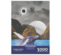 Puzzles 1000 Pièces pour Adultes A Whale of A Time Puzzle pour Adultes Jeux Relaxants Défi Difficile pour Anniversaire, Noël 38x26cm/1000pcs