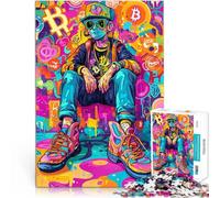 Puzzles 1000 pièces pour Adultes Acteurs de la Monnaie virtuelle Analyse et logique est idéal comme Cadeau pour Toute la Famille 38x26cm