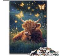 Puzzles 1000 pièces pour Adultes, Adolescents, bébé Yak, Jouets éducatifs, Jeux Anti-Stress, décoration d'intérieur Unique et Cadeaux 50x75cm