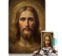 Puzzles 1000 pièces pour Adultes Adolescents Jésus Art 1000 pièces pour Adultes Jeux éducatifs Décoration de la Maison Cadeau d'anniversaire Cadeaux Art Mural 75x50cm