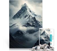 Puzzles 1000 pièces pour Adultes Affiches de Montagnes Réduction du Stress intéressante Car C'est Un pour Toute la Famille 52x38cm