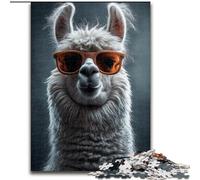 Puzzles 1000 pièces pour Adultes Alpaga, à partir de 14 Ans Chaque pièce est Unique Un Jeu Amusant et Stimulant pour Toute la Famille Bon Cadeau (Taille 26x38cm)