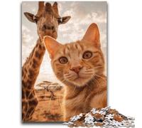 Puzzles 1000 pièces pour Adultes Alpaga coloré pour 14 Ans et Plus Jeux Amusants Activités Amusantes à la Maison, Cadeaux d'anniversaire, Cadeaux de Voyage 26x38cm