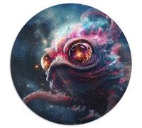 Puzzles 1000 pièces pour Adultes, Animaux, étoiles, créatures, Puzzles Ronds en Papier, Casse-tête Stimulant à Faire soi-même, Jeu Familial idéal ou Cadeau décoratif (67,5 x 67,5 cm)