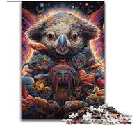 Puzzles 1000 pièces pour Adultes, Animaux Koalas, Un Art de Bricolage Stimulant pour Les passionnés, pour se détendre (Taille : 26x38cm)