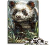 Puzzles 1000 pièces pour Adultes, Animaux, Panda, Art, pour Les 14 Ans et Plus, Jeux de Famille, Jeu de Noël, Cadeaux pour Femmes, 26x38cm