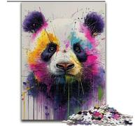 Puzzles 1000 pièces pour Adultes, Animaux Panda, Jeux éducatifs, Anti-Stress, pour renforcer l'amour Entre Couples (Taille 26x38cm)