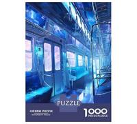 Puzzles 1000 Pièces pour Adultes Anime Inside The Train Puzzles pour Adultes, Jouet, Décoration Murale, Amusant Et Humoristique, Idéal pour Stimuler Le Cerveau 38x26cm/1000pcs