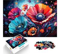 Puzzles 1000 pièces pour Adultes Arctic Poppy Family Fun Games 10,27 po x 14,96 po Anti-Stress Convient aux Adolescents de 14 Ans et Plus