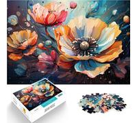 Puzzles 1000 pièces pour Adultes Arctic Poppy Family Fun Games 19,7 po x 29,5 po Puzzles Amusants pour Adolescents de 14 Ans et Plus