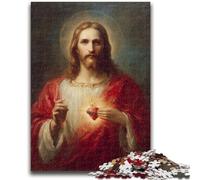 Puzzles 1000 pièces pour Adultes, Art de Jésus, défi d'intelligence cérébrale, Jouets addictifs, Cadeau d'anniversaire, Art Mural 50x75cm