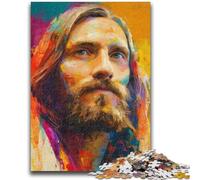 Puzzles 1000 pièces pour Adultes, Art de Jésus, Puzzles pour Adolescents, Jeux Amusants, Chaque pièce est Unique - Jeu Familial Stimulant (75x50cm)