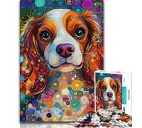 Puzzles 1000 pièces pour Adultes, Art Dog, pour stimuler Le Cerveau, Jouets addictifs pour cultiver la Patience, Collection Artists, Beaux-Arts (75x50cm)