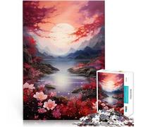 Puzzles 1000 pièces pour Adultes Art du Paysage Fait de Papier，pour Les 14 Ans et Plus Vacances à la Maison : Tuer Le Temps Collection d'artistes, Beaux-Arts。Taille：38x52cm/14.9x20.4pouce