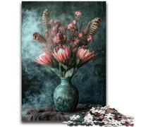 Puzzles 1000 pièces pour Adultes Art Floral pour Les 14 Ans et Plus Cadeaux intéressants pour la réduction du Stress pour Les Amis et la Famille 50x75cm
