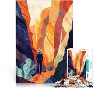 Puzzles 1000 pièces pour Adultes Art inspirant du Vagabond du Canyon Jeux éducatifs Jeu éducatif pour Anniversaire, Noël 38x26cm