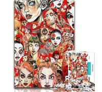 Puzzles 1000 pièces pour Adultes Art psychédélique 1000 pièces pour Adultes, Design Vibrant et Unique Expérience de Puzzle relaxante et stimulante (Taille 38x26cm)