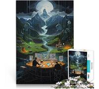 Puzzles 1000 pièces pour Adultes Art sur Internet Fait de Papier，Convient aux 14 Ans et Plus Jeu éducatif Défi Jouet Une œuvre d'art。Taille：26x38cm/10.24x14.96pouce
