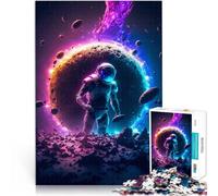 Puzzles 1000 pièces pour Adultes Astronaute Mort Jeux éducatifs Décoration d'intérieur Car C'est Un pour Toute la Famille 52x38cm