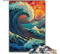 Puzzles 1000 pièces pour Adultes Belle Vague Puzzle Soirée de Jeux en Famille Expérience visuelle stimulante et enrichissante (Taille : 26x38cm)