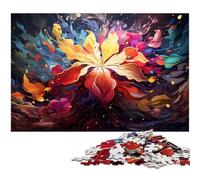Puzzles 1000 pièces pour Adultes Belles Fleurs décoration Murale Cadeaux d'anniversaire Art Mural 1000 pièces (38 x 26 cm)