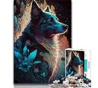 Puzzles 1000 pièces pour Adultes Border Collie Imaginaire 1000 pièces pour Adultes, Design Dynamique et Unique Expérience de Puzzle relaxante et stimulante (Taille 38x26cm)