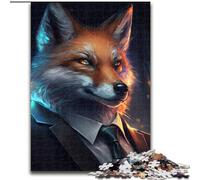 Puzzles 1000 pièces pour Adultes Boss Golden Retriever Puzzles pour Adultes Taille 50x75cm Cadeau Parfait pour la décoration intérieure et Les Vacances