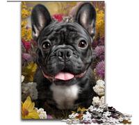 Puzzles 1000 pièces pour Adultes Bouledogue français Puzzles impossibles pour Adultes 26x38cm pour Adolescents et familles, décoration DIY Parfaite et défi cérébral