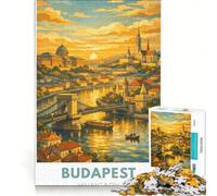 Puzzles 1000 pièces pour Adultes Budapest Hungary | 75x50cm Un défi difficile améliorer l'amour au sein des couples est idéal comme cadeau.