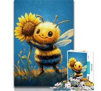 Puzzles 1000 pièces pour Adultes, Cadeaux, Adorable bébé Abeille, 1000 pièces pour Adolescents, Jouets éducatifs, Jeux familiaux, Anniversaires et Cadeaux Uniques (Taille 75x50cm)
