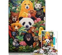 Puzzles 1000 pièces pour Adultes, Cadeaux, Animaux africains, Puzzle Adulte, Jeux éducatifs familiaux, décoration d'intérieur, Cadeau (Taille 38x26cm)