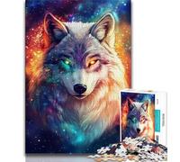 Puzzles 1000 pièces pour Adultes, Cadeaux Animaux Loup, 1000 pièces pour Adolescents, Jouets éducatifs, Jeux familiaux, Anniversaires et Cadeaux Uniques (Taille 38x26cm)
