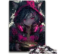 Puzzles 1000 pièces pour Adultes Cadeaux Anime Catwoman pour et à partir de 14 Ans Jouets de Jeu Car C'est idéal comme Cadeau pour Toute la Famille 50x75cm