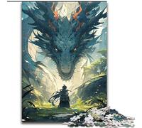 Puzzles 1000 pièces pour Adultes, Cadeaux, Anime Dragon, Jeu Familial, Anti-Stress, défi Difficile, Une œuvre d'art pour Les 14 Ans et Plus (Taille 50x75cm)