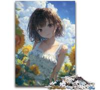 Puzzles 1000 pièces pour Adultes, Cadeaux Anime Girl pour et à partir de 14 Ans, Jouets de Jeu Car C'est idéal comme Cadeau pour Toute la Famille 26x38cm