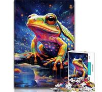 Puzzles 1000 pièces pour Adultes, Cadeaux, Art, Animal, Grenouille, Puzzle 1000 pièces, pour renforcer l'amour Entre Les Couples, à partir de 14 Ans (Taille 75x50cm)