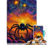 Puzzles 1000 pièces pour Adultes, Cadeaux, Art araignée, Aide Le Cerveau à exercer, Jouets addictifs pour cultiver la Patience, Cadeau pour Anniversaires, 38x26cm