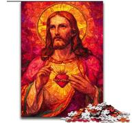 Puzzles 1000 pièces pour Adultes, Cadeaux, Art de Jésus, pour Les 14 Ans et Plus, Jeu éducatif, défi, Jouet, Cadeau d'anniversaire (Taille 50x75cm)