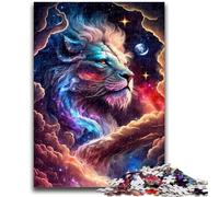 Puzzles 1000 pièces pour Adultes, Cadeaux, Art de la Galaxie, Lion, Anti-Stress, Vacances, Tue Le Temps, décoration de la Maison, Jouets 26x38cm
