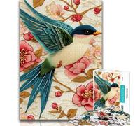 Puzzles 1000 pièces pour Adultes, Cadeaux, Art de l'hirondelle, Jeux éducatifs Classiques, Cadeaux pour Amis et Famille, à partir de 14 Ans, 38x26cm