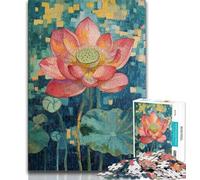 Puzzles 1000 pièces pour Adultes, Cadeaux, Art du Lotus, Jouets éducatifs, Jeux familiaux, Anniversaires et Cadeaux Uniques, 50x75cm