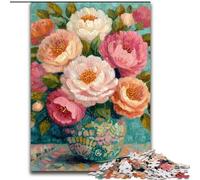 Puzzles 1000 pièces pour Adultes, Cadeaux, Art Floral, Jeu Familial, Anti-Stress, défi Difficile, Une œuvre d'art pour Les 14 Ans et Plus (Taille 50x75cm)