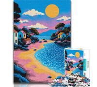Puzzles 1000 pièces pour Adultes, Cadeaux, Art House, Aide Le Cerveau à exercer, Jouets addictifs pour cultiver la Patience, Collection d'artistes, Beaux-Arts 38x26cm