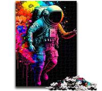 Puzzles 1000 pièces pour Adultes, Cadeaux, astronautes colorés, Jeux éducatifs, décoration de la Maison, Jeu éducatif pour Anniversaire, Noël, 50x75cm