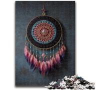 Puzzles 1000 pièces pour Adultes Cadeaux Attrape-rêves Peinture à l'huile, Jeu Familial Anti-Stress Défi Difficile Une œuvre d'art pour Les 14 Ans et Plus 50X75CM