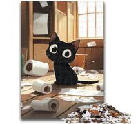 Puzzles 1000 pièces pour Adultes, Cadeaux, Berger Allemand, Jeux éducatifs rétro, décoration de la Maison, Jeu éducatif pour Anniversaire, Noël, 38x26cm