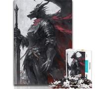 Puzzles 1000 pièces pour Adultes, Cadeaux, Chevalier maléfique, Jouets éducatifs, Anti-Stress, décoration d'intérieur Unique et Cadeaux (38x26cm)